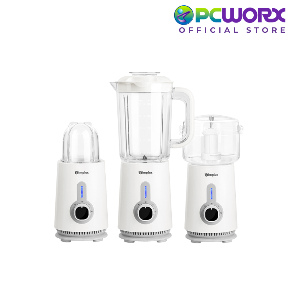Simplus LLJH005WH01-PH Blender 3 in 1 Food Processor Juice Blender ...