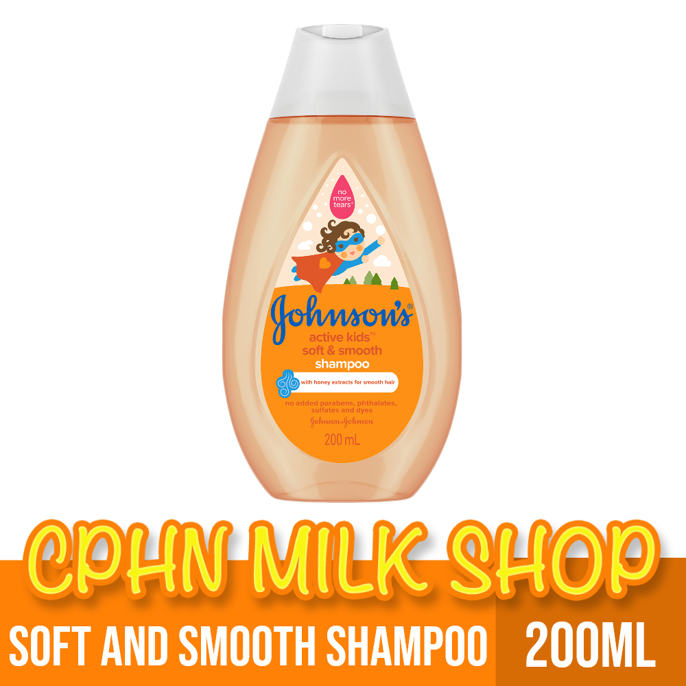 Johnson's Active Kids Soft Smooth Shampoo 200ml - Main Image