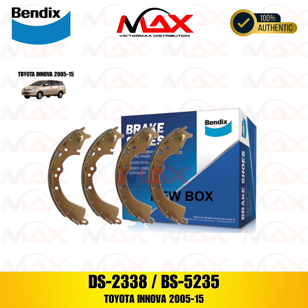 DS 2338 / BS5235 BENDIX BRAKE SHOE FOR TOYOTA INNOVA 2005-15 | Shopee ...
