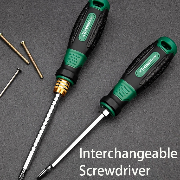 2-in-1 Interchangeable Screwdriver Set Magnetic Industrial Screwdriver ...