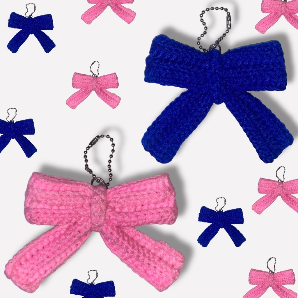Crochet Ribbon Keychain | Shopee Philippines