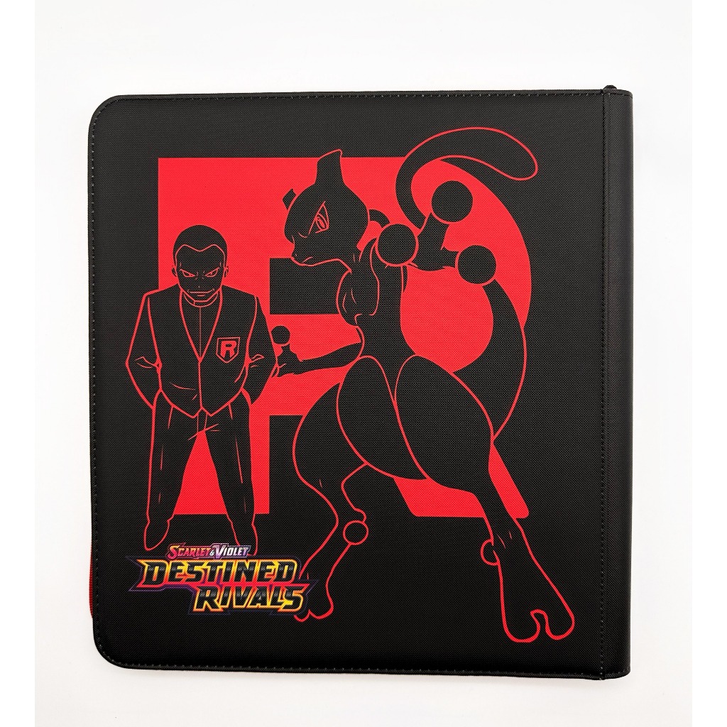 Destined Rivals Black 12-Pocket Zipper Card Binder |1UP | TCG Album ...