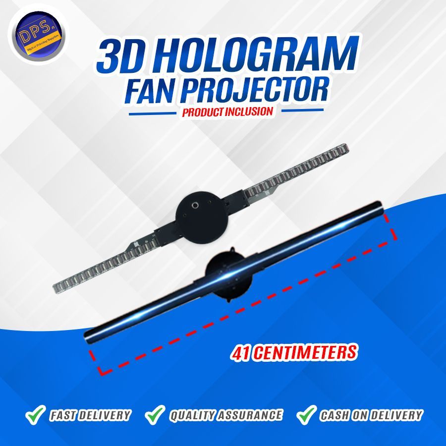 DPS 3D Hologram Projector Fan| 42 cm (Single Blade) for Events and ...