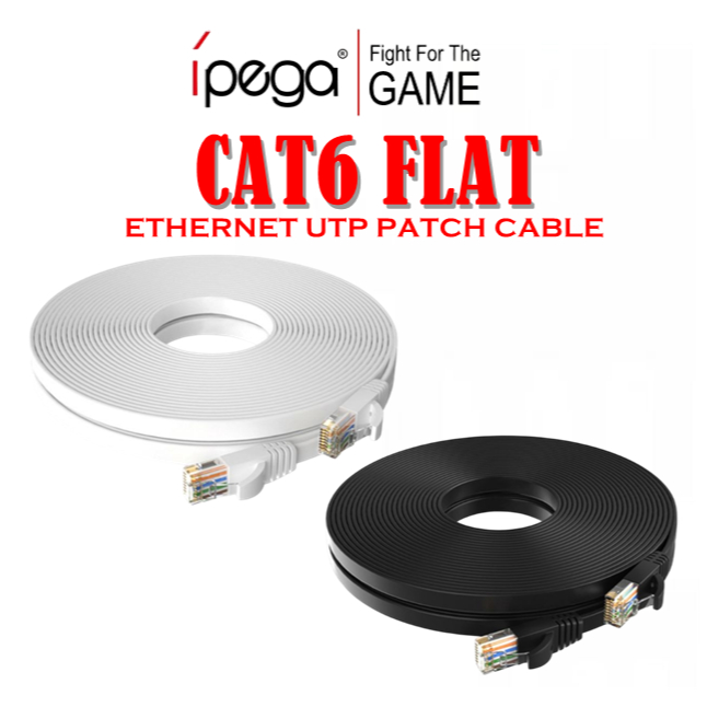1M to 30M CAT6 Flat Ethernet Cable 1000Mbps Internet RJ45 LAN Cable For ...