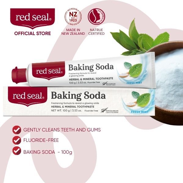Red Seal Baking Soda Toothpaste 100g (with Fluoride) | Shopee Philippines