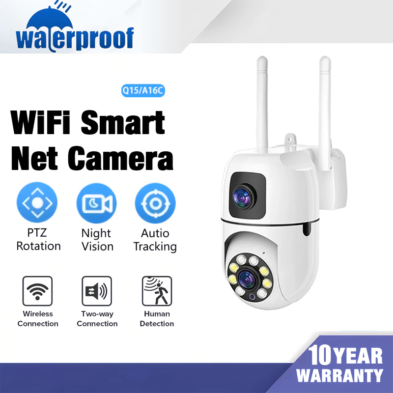 CCTV Camera IP Security No WIFI Needed Outdoor Full Color Night Vision ...