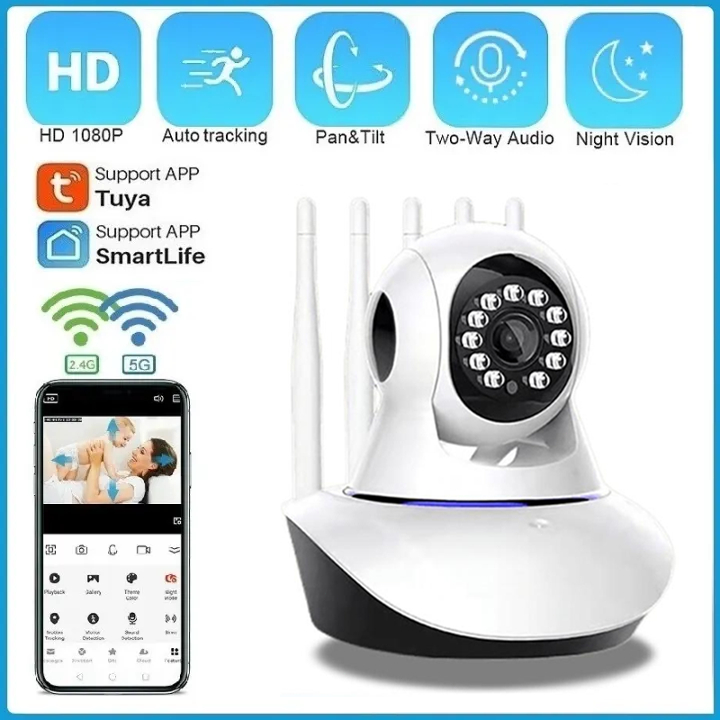 V380 Pro CCTV Wireless Wifi Night Vision Camera 1080P HD IP Camera ...