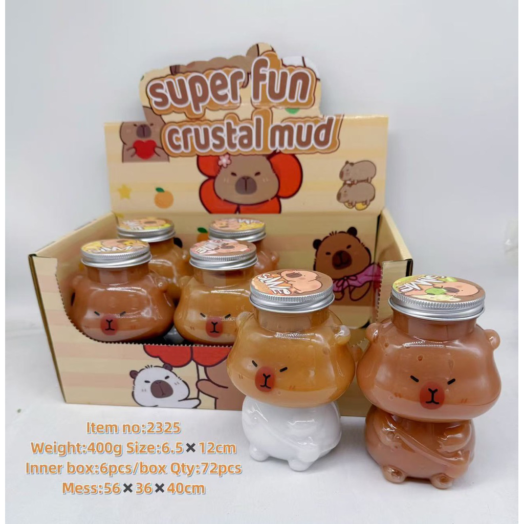 Capybara slime cute rainbow slime | Shopee Philippines