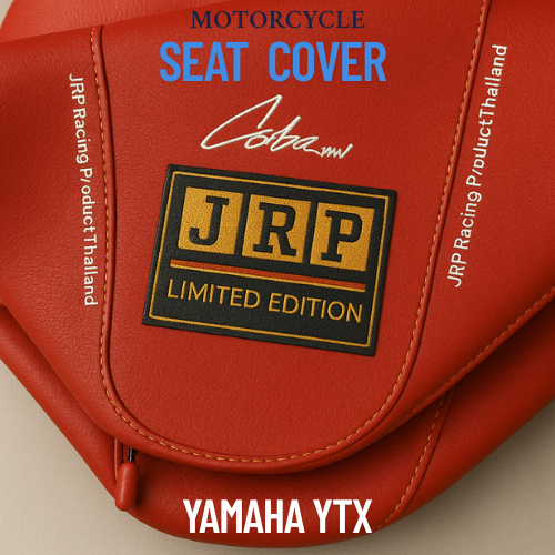 YAMAHA YTX MOTORCYCLE SEAT COVER COLOR RED LIMITED EDITION LIHA TEXTURE ...