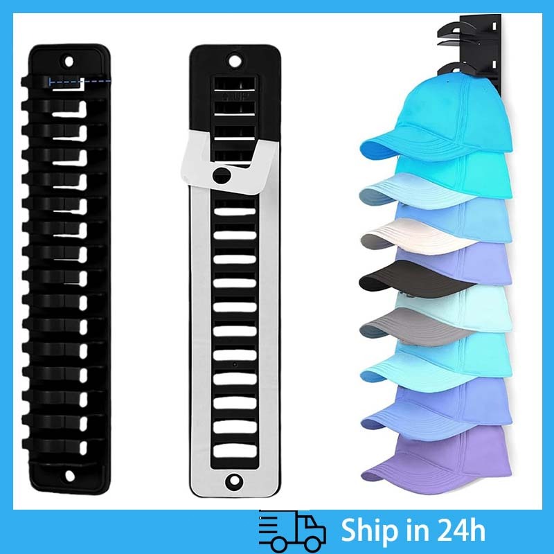 Door Hat Rack Wall Hat Rack Organizer Space Saving Closet Cap Rack ...