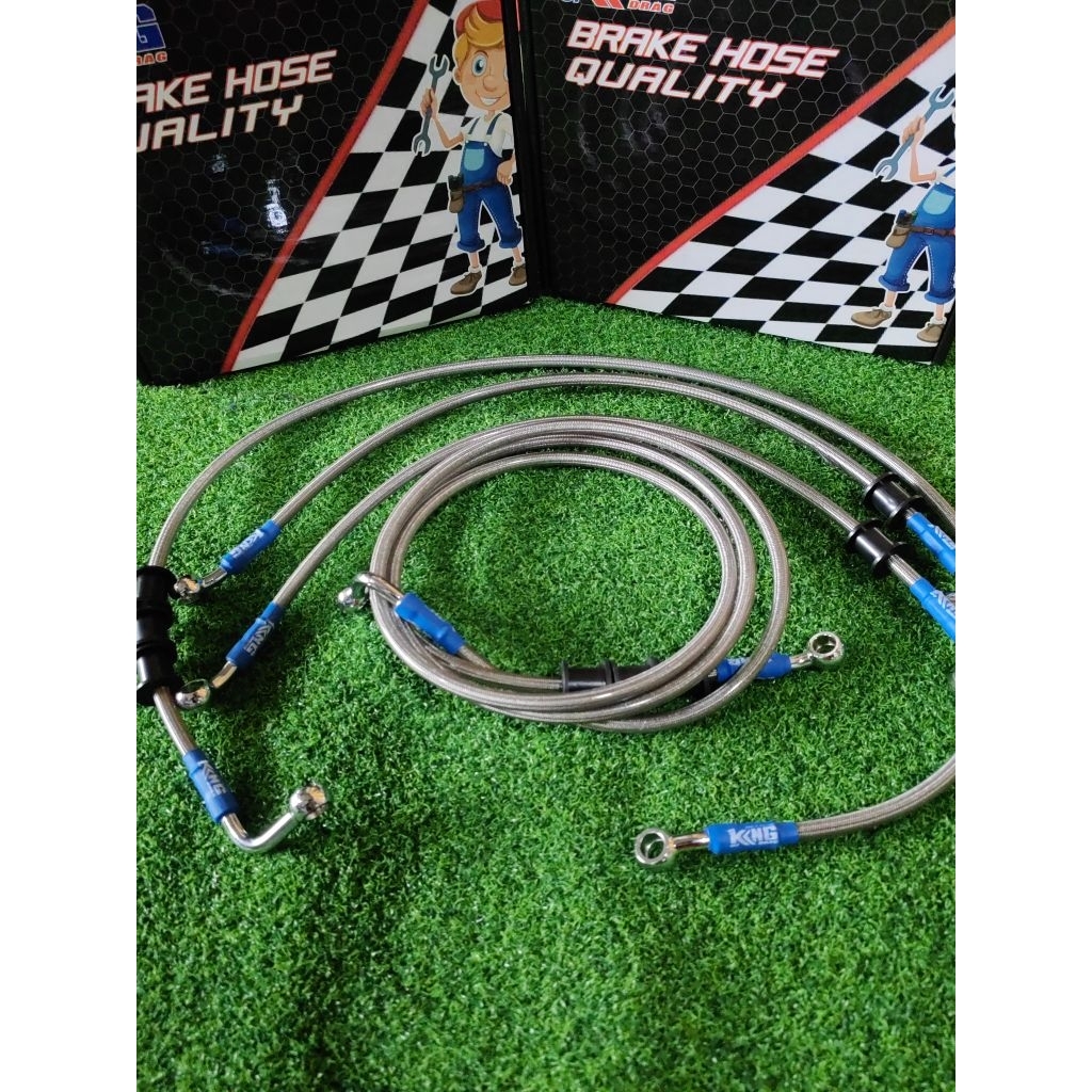 KING OF DRAG BRAKE HOSE SET FOR NMAX v1/v2 ABS | Shopee Philippines