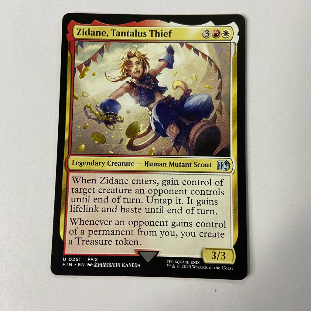 FIN RINOA HEARTILLY ULTIMECIA, TIME SORCERESS ZIDANE, TANTALUS THIEF FINAL  FANTASY MULTICOLOR MTG | Shopee Philippines
