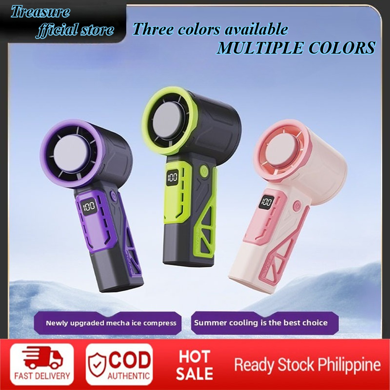 Turbo Cooling Portable Mini Handheld Fan-High Speed Cooling,USB-C Fast ...