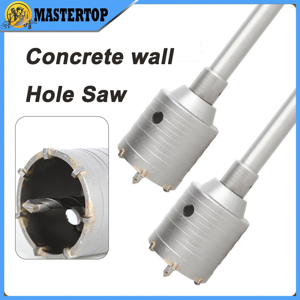 Wall Hole Saw Drill Bit set Cutter Metal Brick For Concrete Cement Hole ...