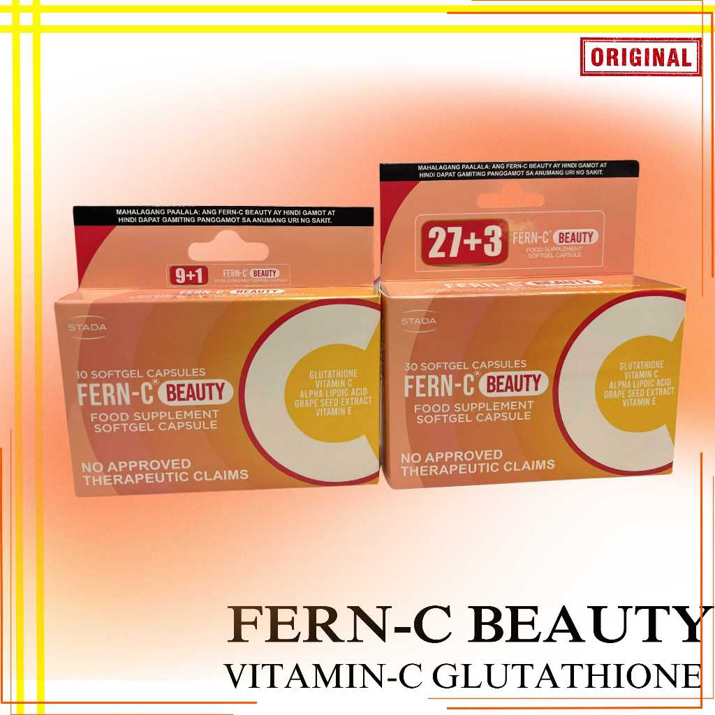 fern c beauty glutathione Fern-C Beauty Glutathione Grapeseed 30capsule and 10capsule