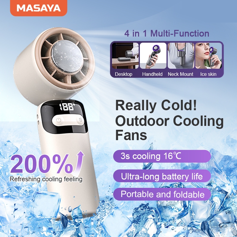 Mini Fan Portable Handheld Fan Rechargeable Electricfan Foldable Fan ...