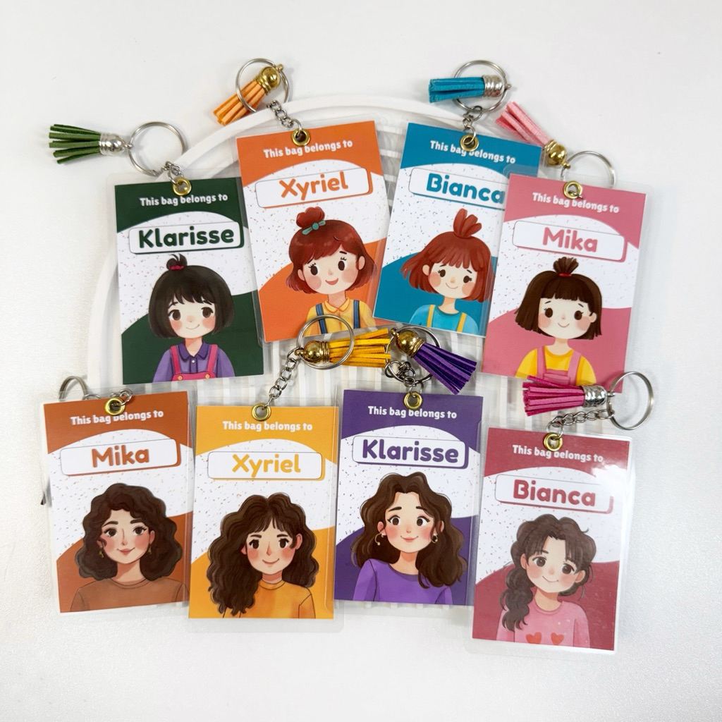 CUSTOMIZED PVC & LAMINATED BAG TAG & NAME TAG | 1-2 DAYS PROCESSING ...