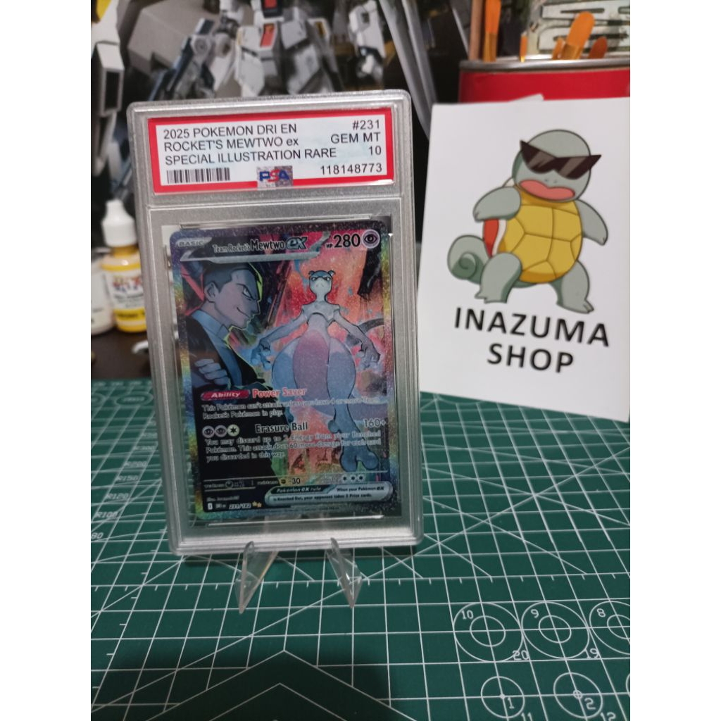 Team Rocket Mewtwo Destiny rivals PSA10 (REPLICA) | Shopee Philippines