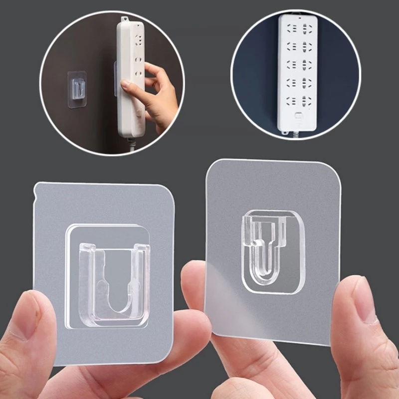 Waterproof Magic Hook Double Sided Self Adhesive Wall Hooks Self ...