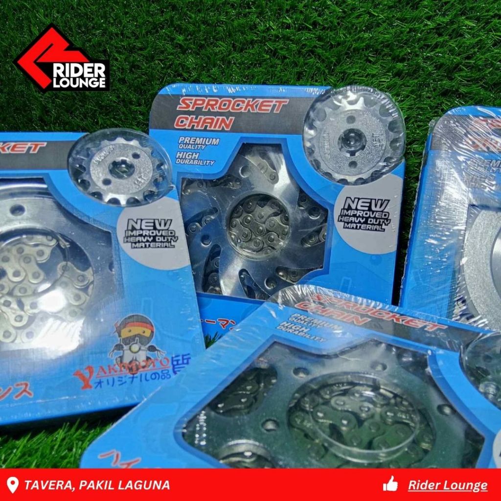 Rider Lounge YAKIMOTO SPROCKET CHAIN SET | Shopee Philippines