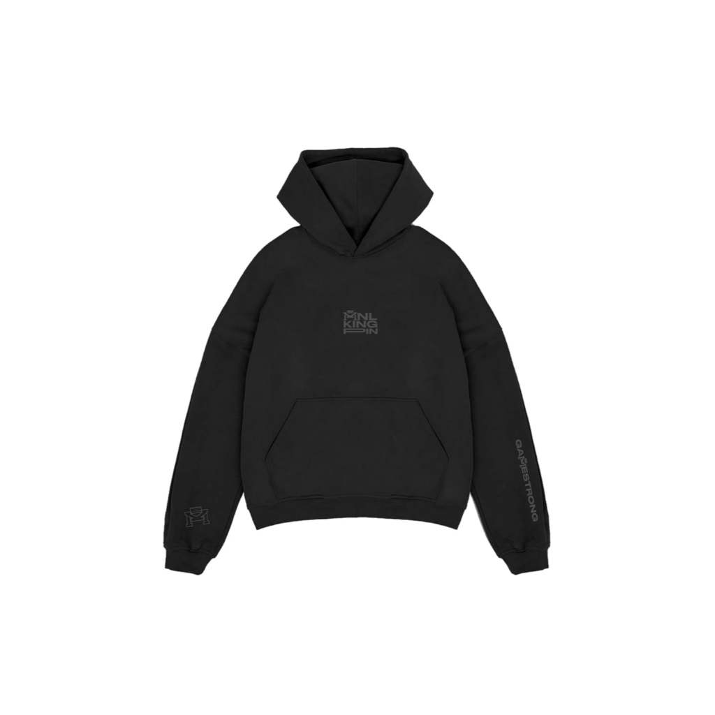 NEW MNL KINGPIN AIRPORT FIT HOODIE BLACK Shopee Philippines
