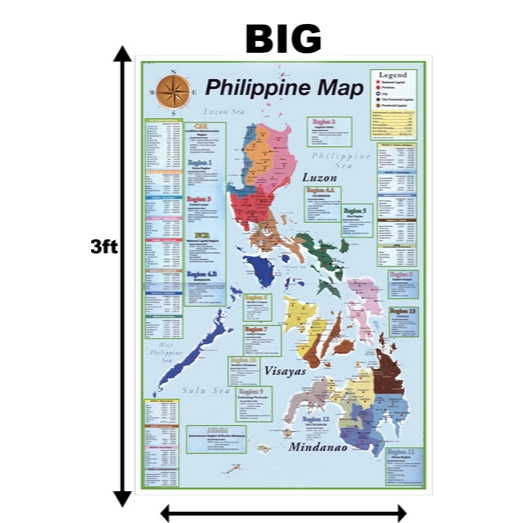 Shop Philippine map Online | Shopee Philippines