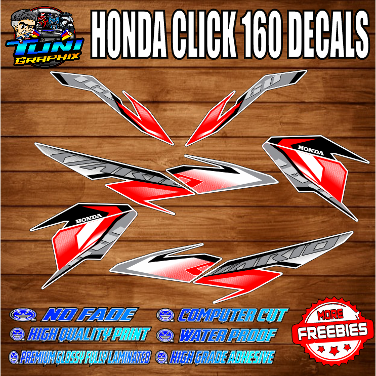 Click Vario 160 Decals Sticker with Freebies | Shopee Philippines
