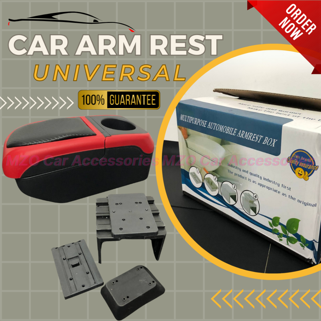 Universal Car Arm Rest High Quality with 2 Layer and 6 USB with One ...