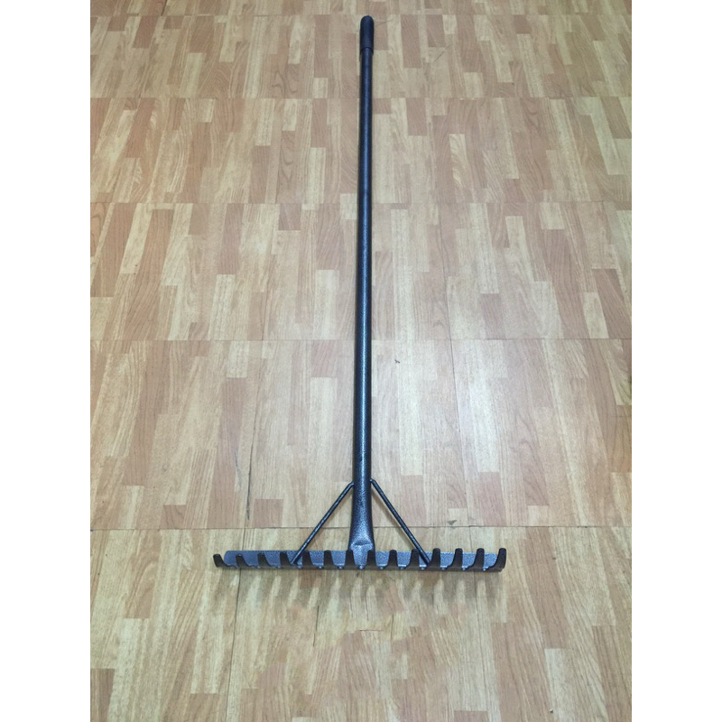 ALL METAL Garden Rake 14 Tines for Gardening 120cm Heavy Duty KALAYKAY ...