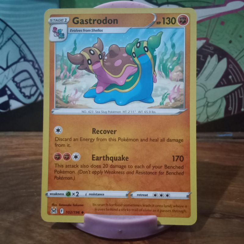 gastrodon pokemon card Gastrodon - 107/191 (SSP) Rare main image 1