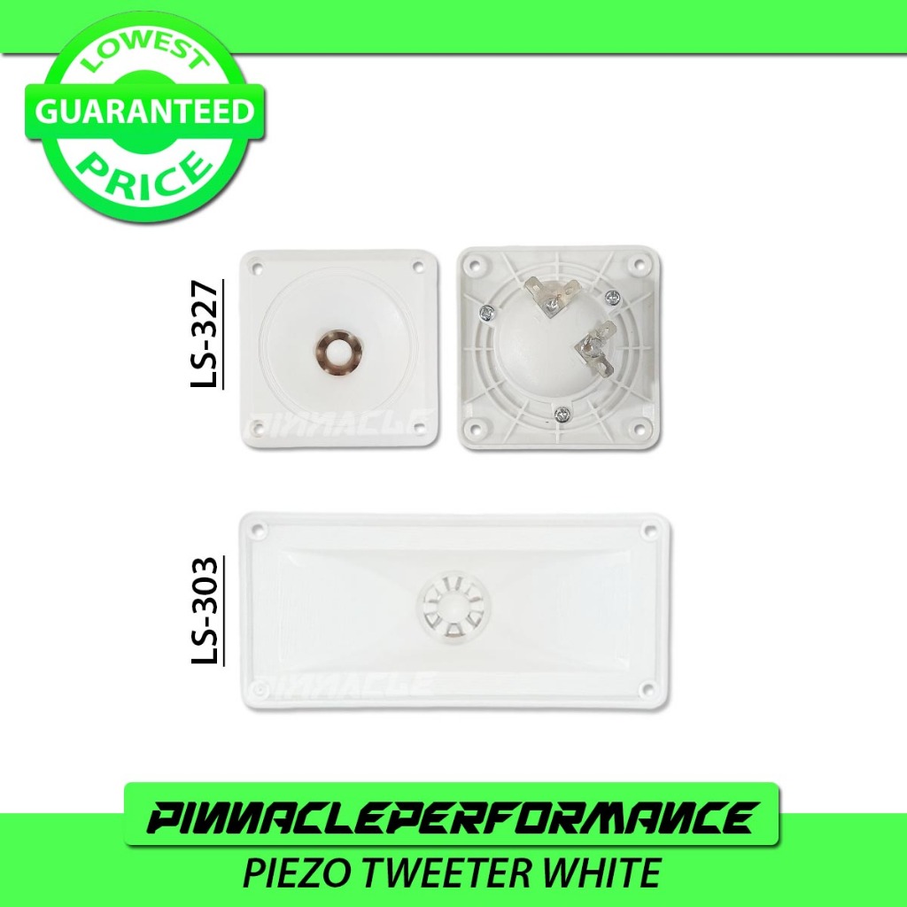 NEW!!! Piezo Tweeter Rectangular AND SQUARE Shape WHITE Heavy Duty ...