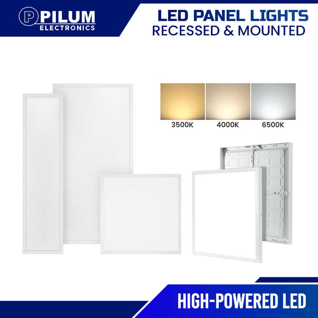 LED Panel Lights High Powered 25W, 40W, 50W, 60W Recessed / Surface ...
