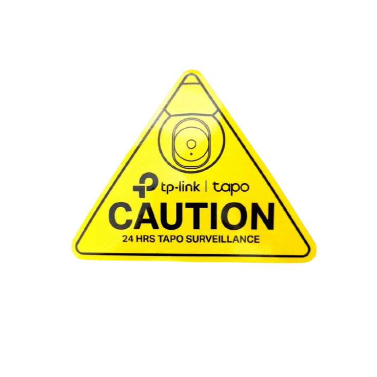 TP-Link Tapo Caution/Surveillance Sticker | Shopee Philippines