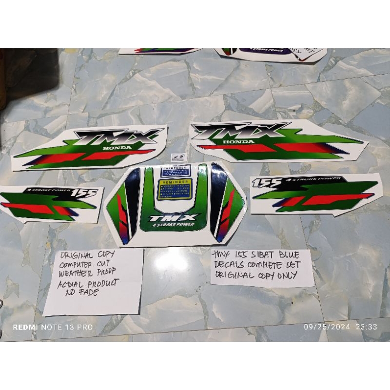 TMX 155 Sibat Decals Complete Set Original Copy Only | Shopee Philippines