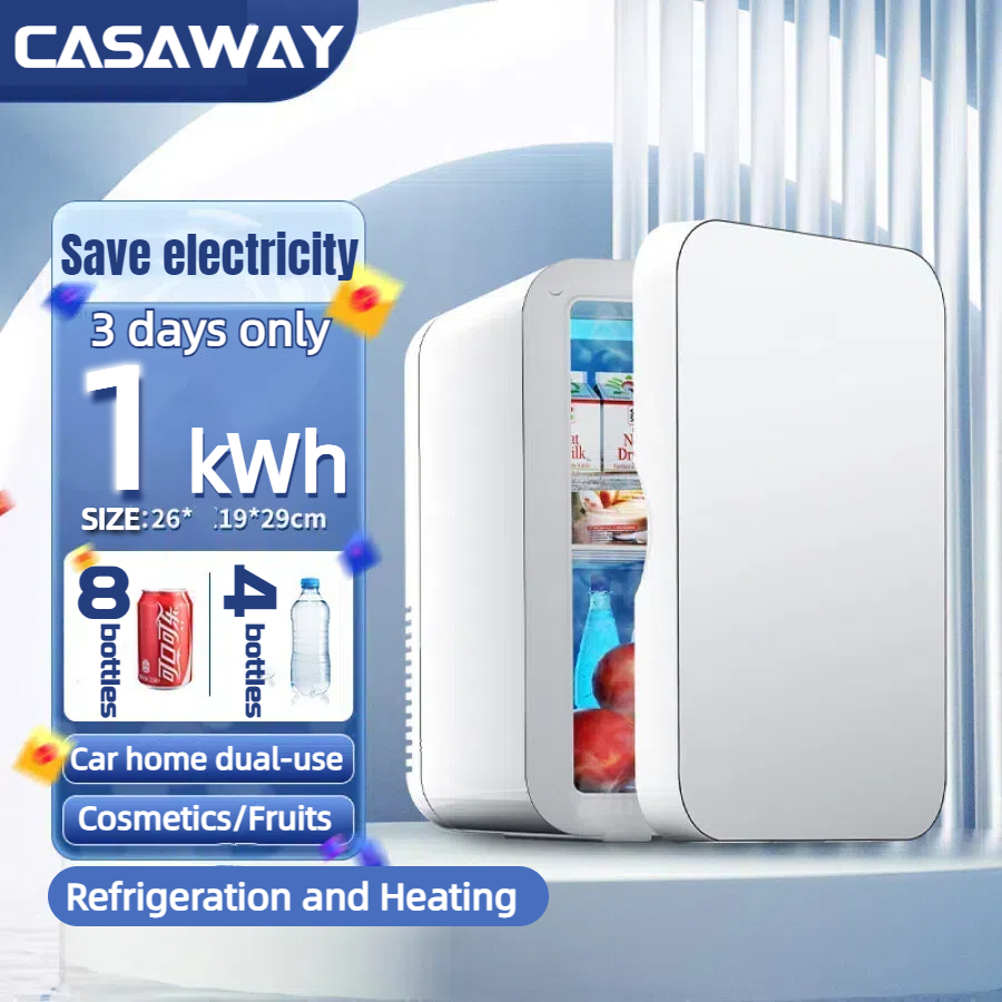 Mini Fridge Refrigerator for Bedroom Skincare Fridge 10L Small