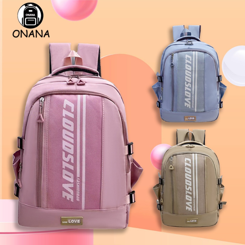 NEW School Backpack Canvas Laptop Bagpack Outdoor Travel bag Fashion Korean Doughnut for women Shopee Philippines