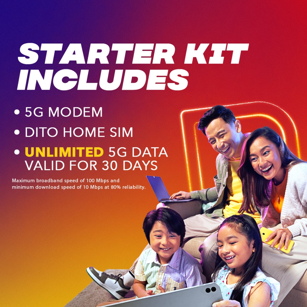 DITO Home WiFi Kit w/ 30 Days UNLI 5G Data | Shopee Philippines