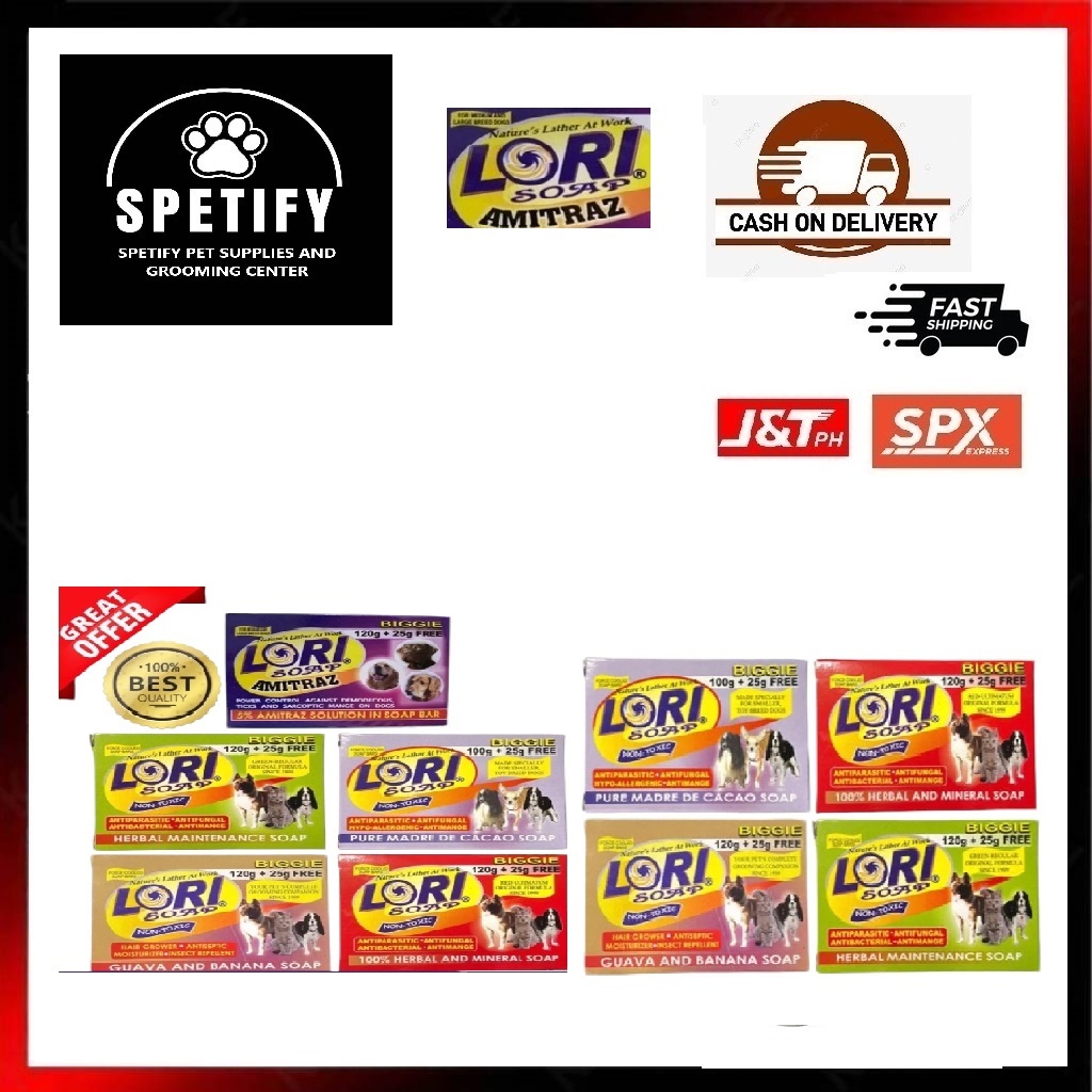 LORI Dog Soap All Variants 120g | Shopee Philippines