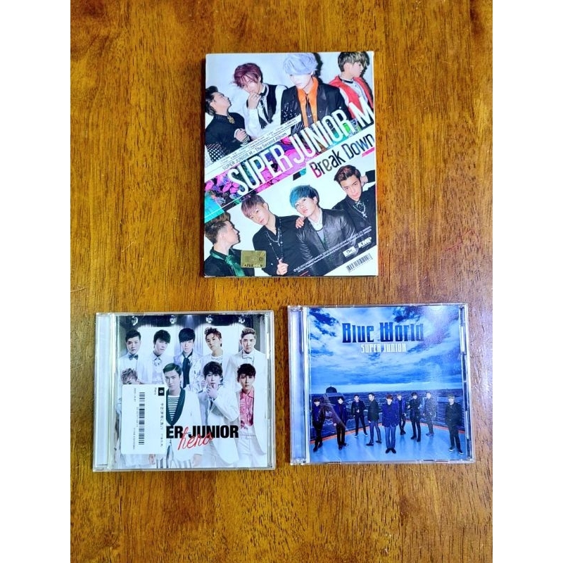 Super Junior M Breakdown, Blue World DVD, Hero Reg with Donghae Card ...