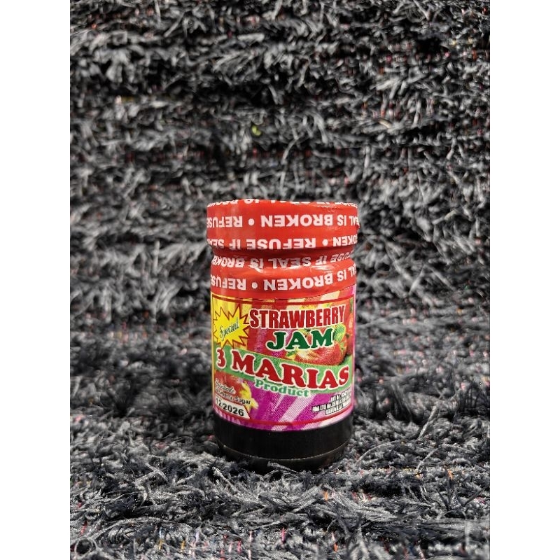 Strawberry Jam (3 Maria's) 4oz. (113g) walang strawberry buo | Shopee ...