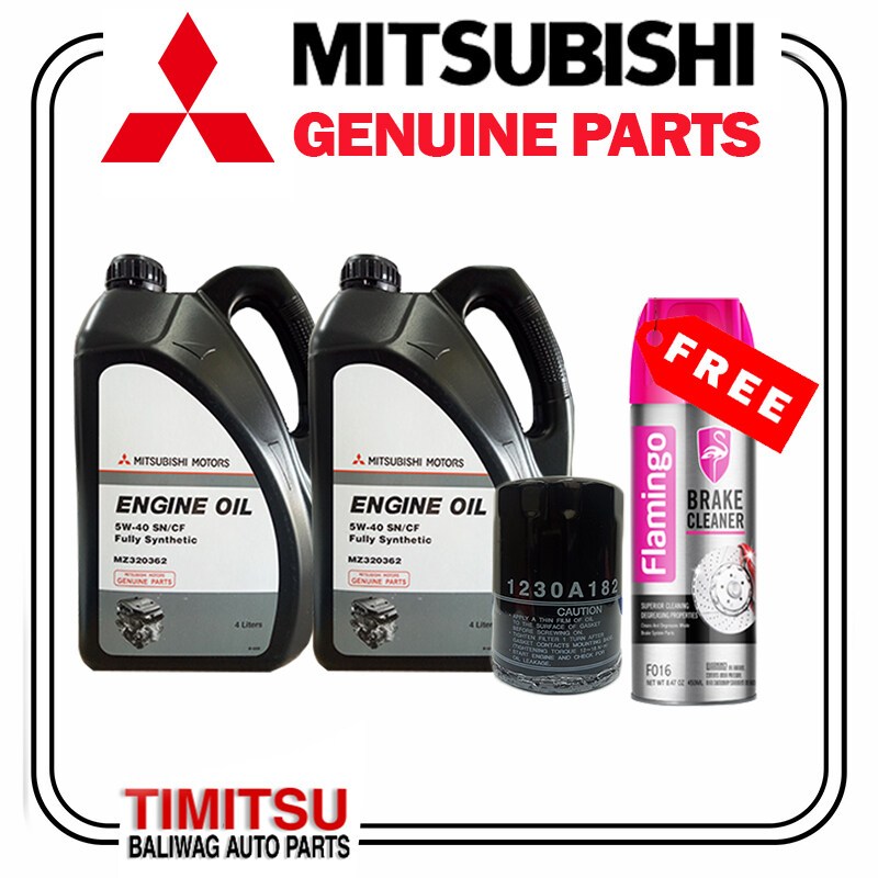 Change Bundle 5W40 Oil Mitsubishi Montero Strada 20162020 Mitsubishi