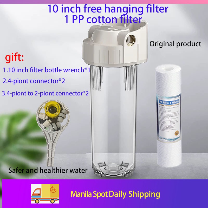 10-inch transparent water purifier, filter, pre-filter, whole house ...
