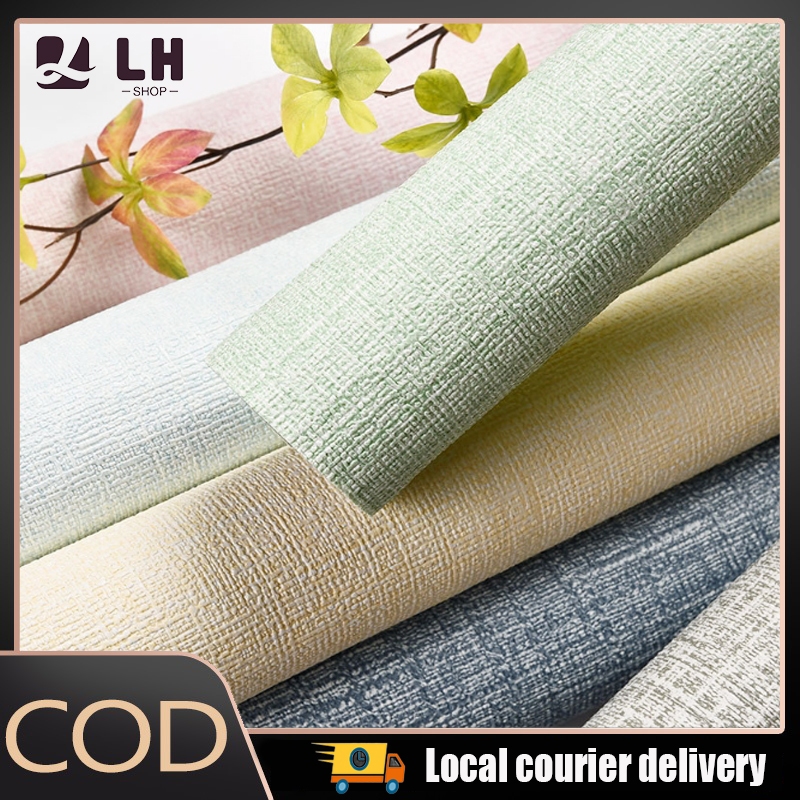 3D Linen wallpaper waterproof wall sticker selfadhesive wallpaper