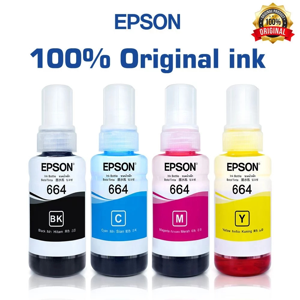 Epson 664 inks 100 Original for L1300 L200 L220 L300 L310 L350 L365