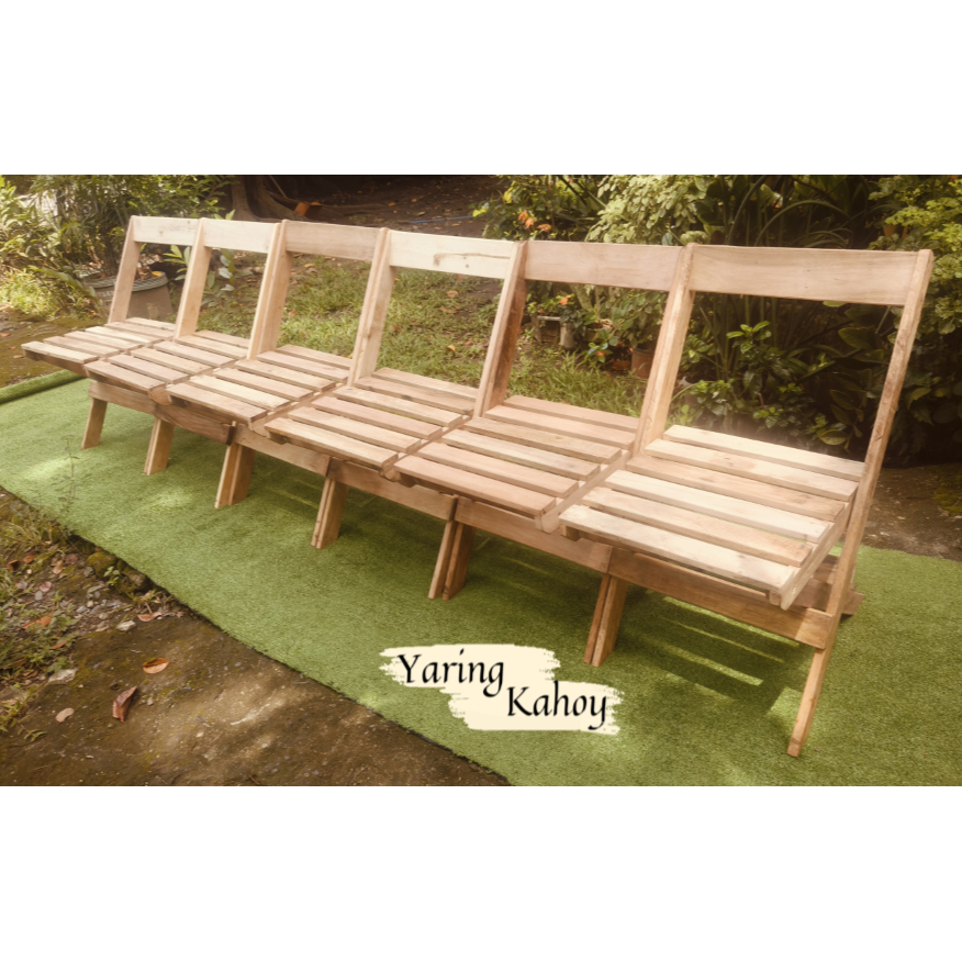 FOLDING CHAIR WOODEN TUCK IN CHAIR WEDDING BIRTHDAY CATERING EVENTS ...