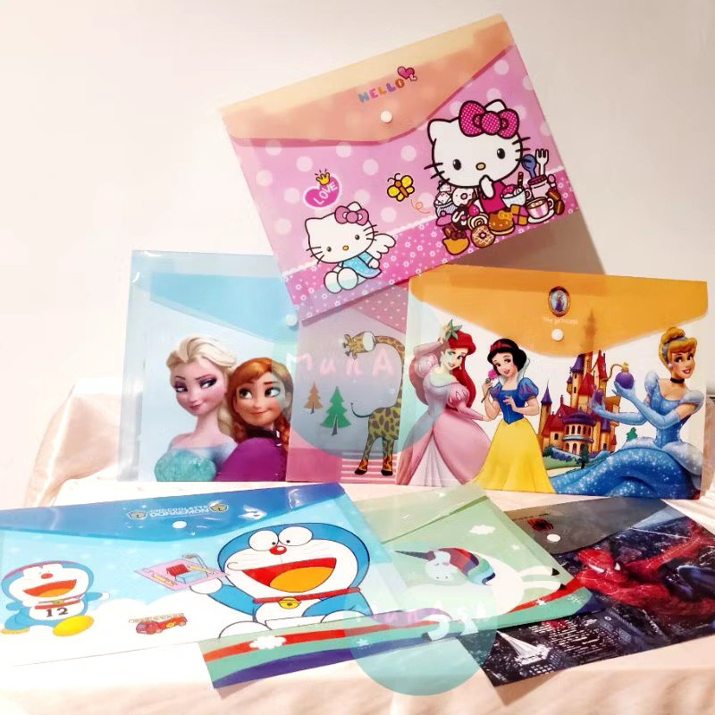 dmw A4 plastic cartoon envelope w/ snap lock | Shopee Philippines