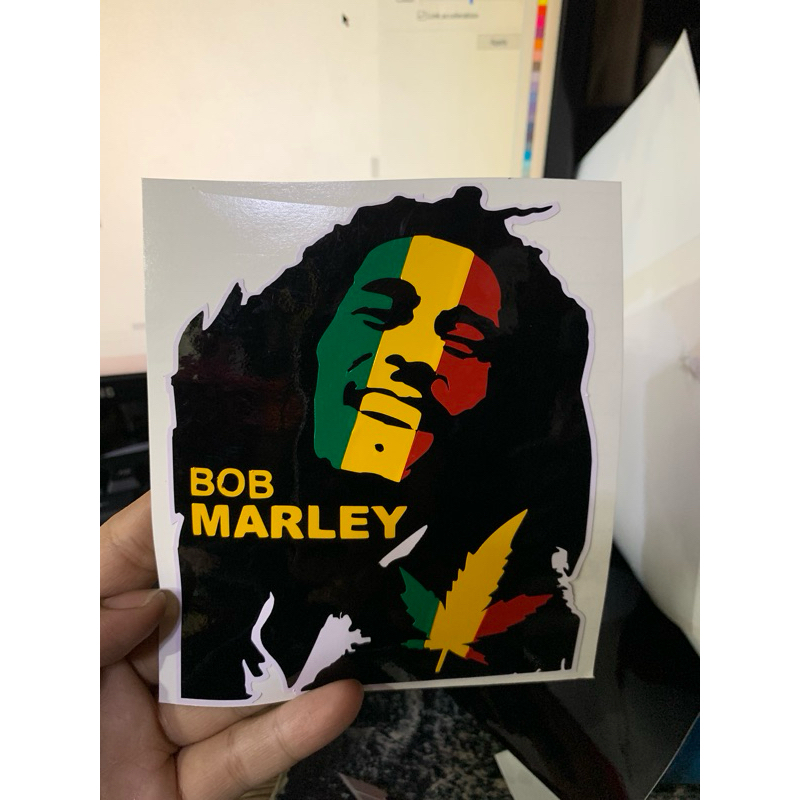 Bob Marley Sticker Decals Cut Out Sticker No Fade | Shopee Philippines