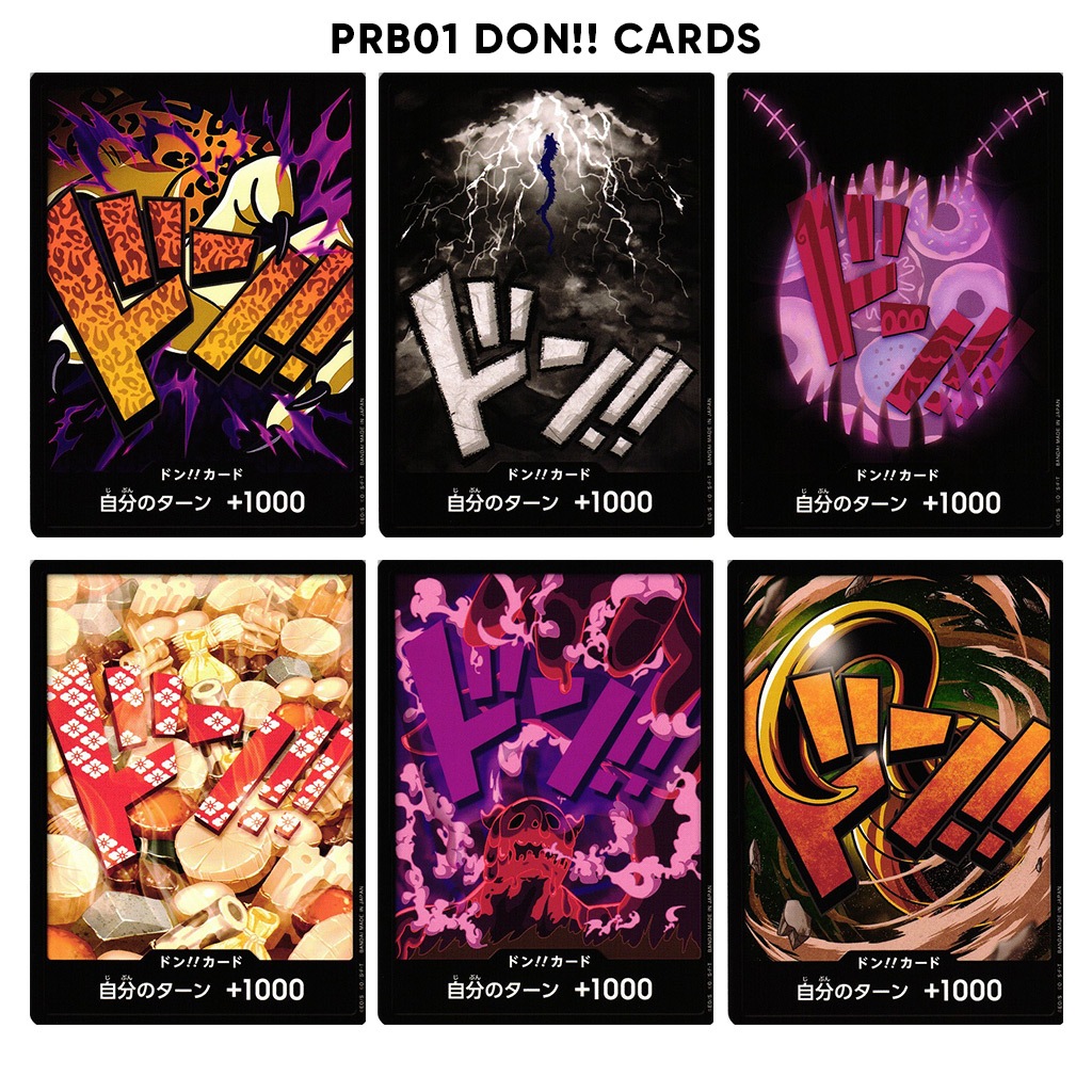 PRB01 Normal DON!! Cards - One Piece Card THE BEST [PRB-01] | Shopee ...