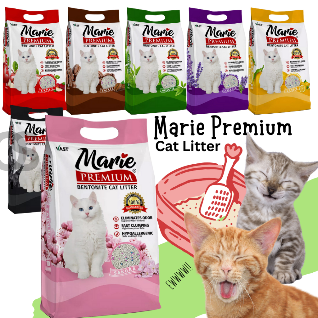 Photo inspiration: Fipro 10L Marie Premium Bentonite Cat Litter Eliminates Odor Fast Photo Inspiration
