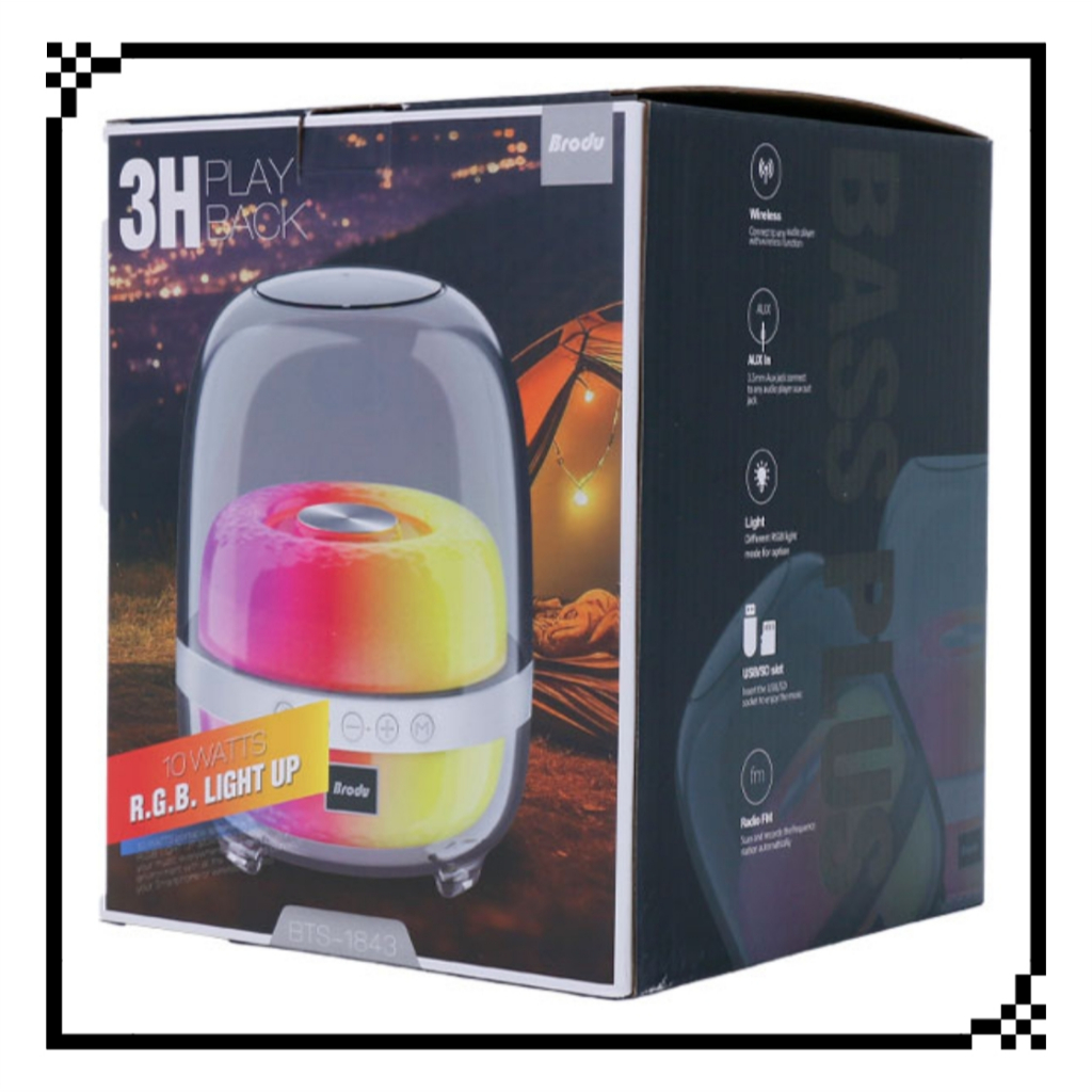 Brodu BTS-1843 Brodu 3H Play Back Speaker | Shopee Philippines